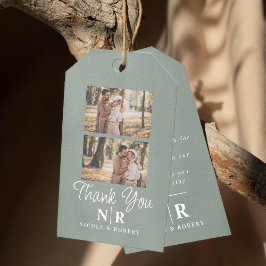 Elegante Braut- und Körperinitialen für Hochzeiten Geschenkanhänger