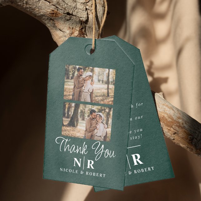 Elegante Braut- und Körperinitialen für Hochzeiten Geschenkanhänger (Von Creator hochgeladen)