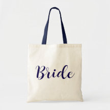 Elegante Brauttasche mit kursiver Schrift – Hochze