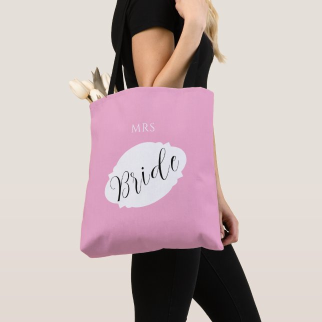 Elegante Bride Tote Bag - Individuelle Name Gesche (Von Nahem)
