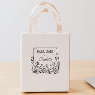 Elegante Briefmarke aus handgefertigten Kunststoff Gummistempel