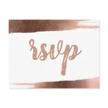 Elegante Brushed Rose Gold Einfache moderne UAWG