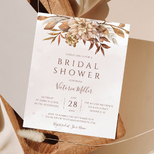 Elegante Budget-Hochzeitsdusche im modernen Herbst