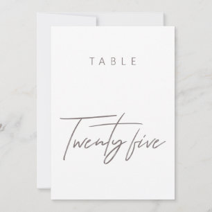 Elegante Budget-Kalligrafie-Hochzeitsstimmung-Tisc