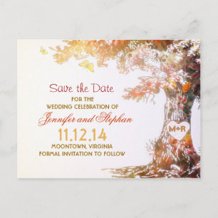 elegante, bunte, Save the Date Postkarten