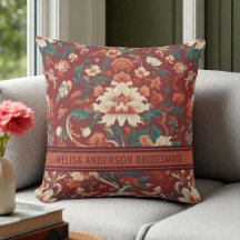 Elegante Burgund Chinoiserie Parco delle camelie L