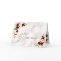 Elegante Burgund Rosa Blume Hochzeit