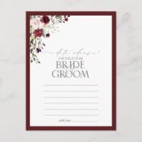 Elegante Burgund Wasserfarben