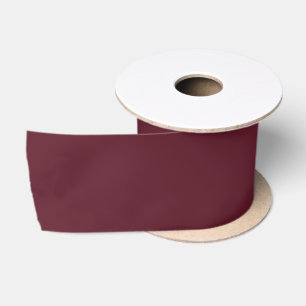 Elegante Burgunder-Einfarbig-Hochzeit Satinband