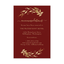 Elegante Burgundy Gold Hochzeiten
