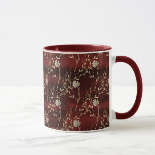 Elegante Burgundy Marsala Tasse