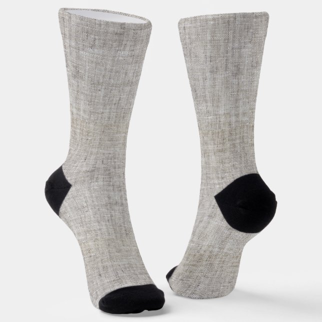 Elegante Burlap Pattern Socks Socken (Gewinkelt)