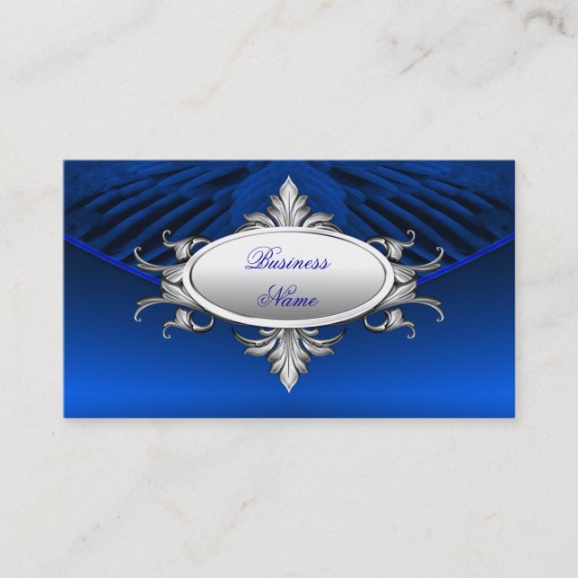 Elegante Business Card Art Deco Visitenkarte (Vorderseite)
