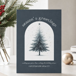 Elegante Business Corporate Weihnachtskarte Feiertagskarte