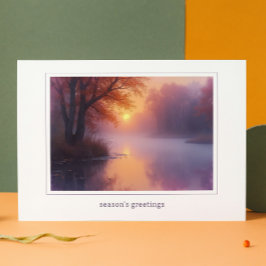 Elegante Business Logo Corporate Holiday Card Feiertagskarte