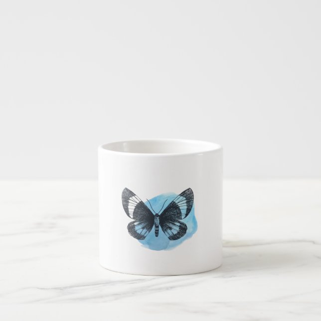 Elegante Butterfly Bliss Tasse (Vorderseite)