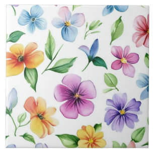 Elegante Butterfly Lila Wisteria Vintag Fliese