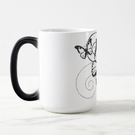 Elegante Butterfly-Tasse Verwandlungstasse