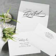 Elegante Calligrafy Wedding