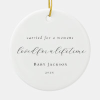 Elegante Calligraphy Baby Loss Memorial