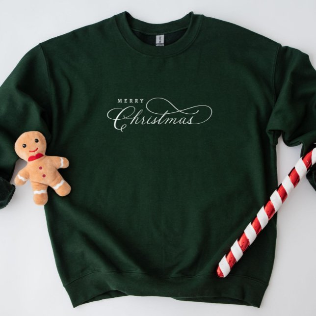 Elegante Calligraphy Christmas Sweatshirt (Von Creator hochgeladen)
