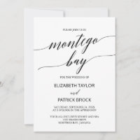 Elegante Calligraphy Montego Bay Wedding