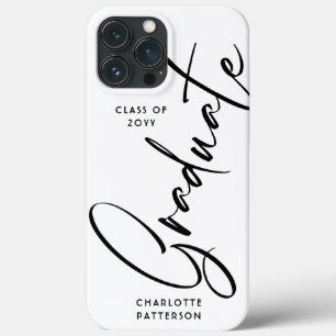 Elegante Calligraphy Script Abschluss Graduate Case-Mate iPhone Hülle