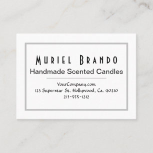 Elegante Candle Company V3 Business Card Visitenkarte