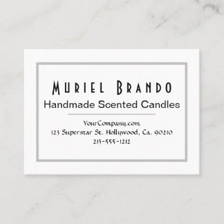 Elegante Candle Company V3 Business Card Visitenkarte