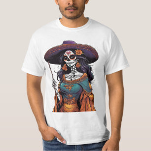 Elegante Catrina - Día de los Muertos T-Shirt
