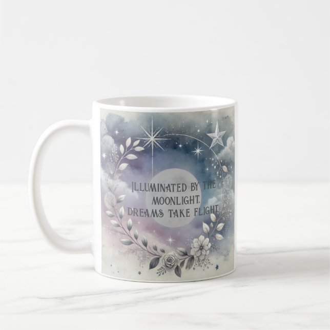 Elegante Celestial Moon Tasse (Links)