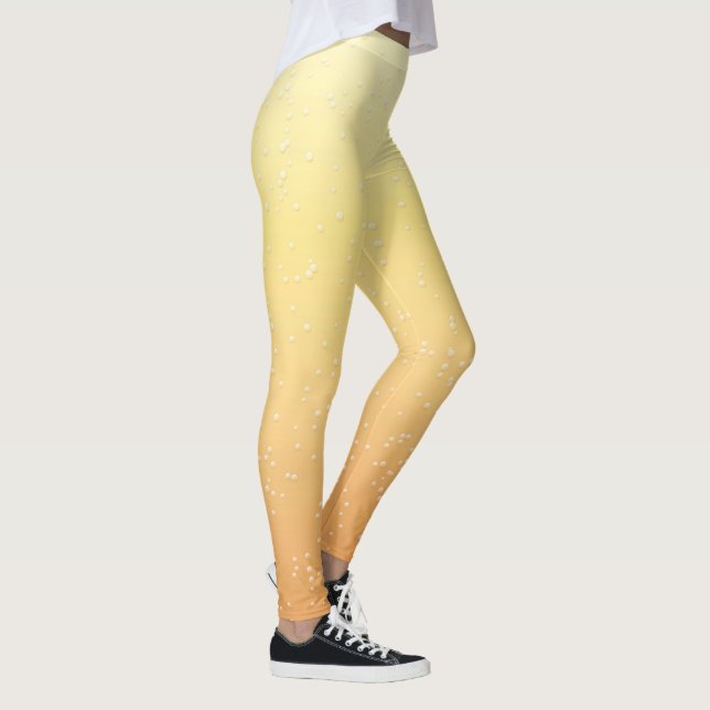 Elegante Champagne Bubbles Leggings (Rechts)