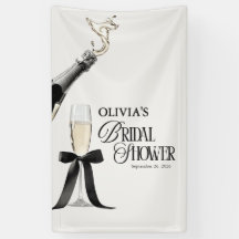 Elegante Champagner-Schwarz-Weiß-Brautjunggesellin