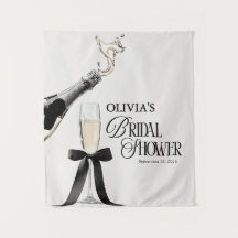 Elegante Champagner-Schwarz-Weiß-Brautjunggesellin