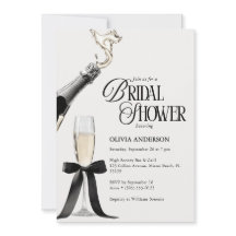 Elegante Champagner-Schwarz-Weiß-Brautparty