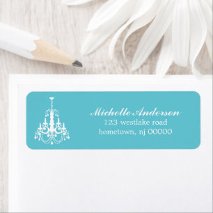 Elegante Chandelier Address Labels
