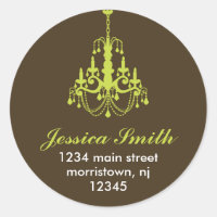 Elegante Chandelier Stickers