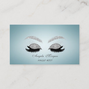 Elegante Charming Beruflich Glitzer Imitate Lashes Visitenkarte