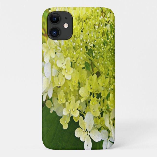 Elegante Chartreuse Green Limelight Hydrangea Case-Mate iPhone Hülle (Rückseite)
