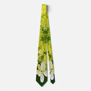 Elegante Chartreuse Grün Limelight Hortensie Krawatte