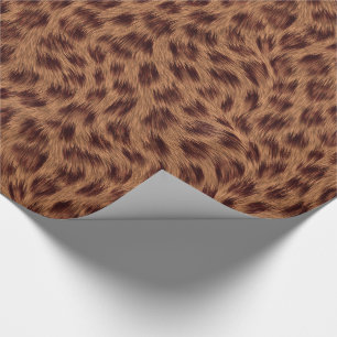 Elegante Cheetah Girl Fun Animal Print Geschenkpapier