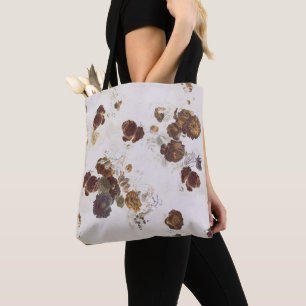 Elegante Chic Brown Beige Rose Blumenmuseum