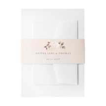 Elegante Chic Fall Blush Eukalyptus Floral Wedding