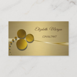 Elegante Chic Luxury Imitate Gold Visitenkarte