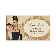 Elegante Chic Mode-Boutique Geschäftskarte
