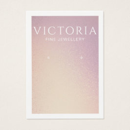 Elegante Chic Ombre Earring Display Card