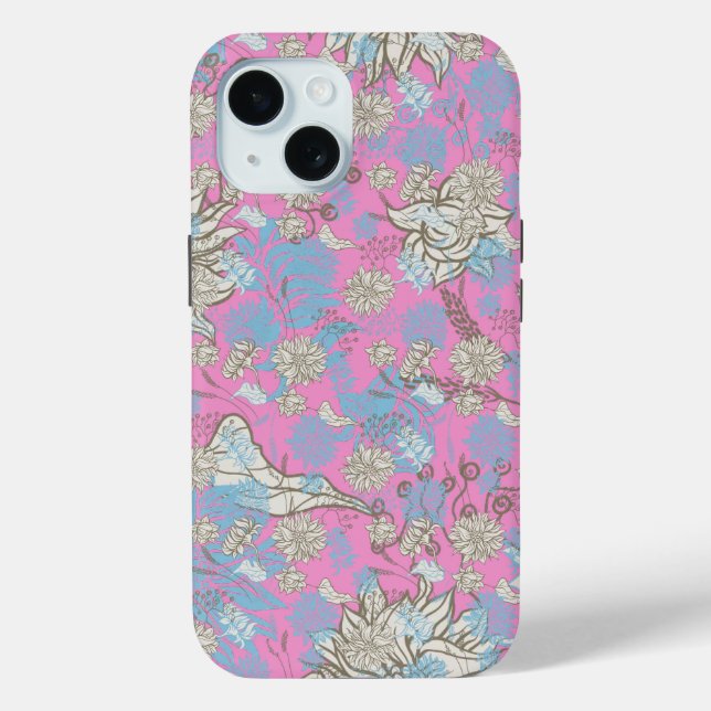 Elegante Chic-Wildblume Case-Mate iPhone Hülle (Rückseite)