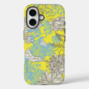 Elegante Chic Wildblume Gelb iPhone 16 Hülle