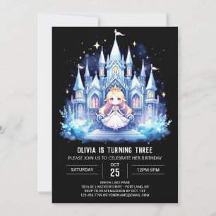 Elegante Children Princess Birthday Einladung