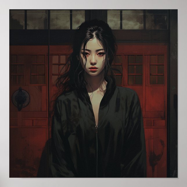 Elegante Chinesische Frau, intime Portrayal | 18-J Poster (Vorne)